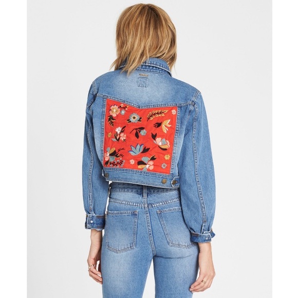 🔥🔥BILLABONG - CROPPED DENIM JACKET🔥🔥 - Picture 6 of 8